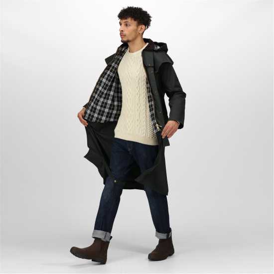 Regatta Cranbrook Wax Jacket Тъмно кафяво 