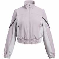 Under Armour Kids' Unstoppable Cropped Moisture-Wicking Performance Training Jacket Gray 