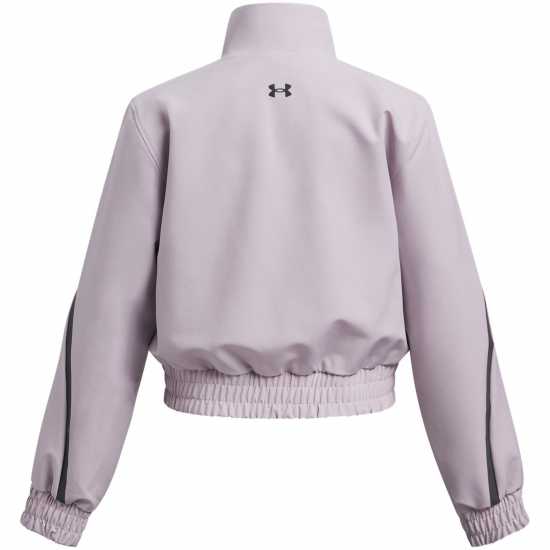 Under Armour Kids' Unstoppable Cropped Moisture-Wicking Performance Training Jacket Gray 