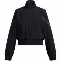 Under Armour Kids' Unstoppable Cropped Moisture-Wicking Performance Training Jacket Черно 