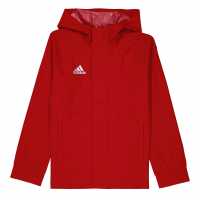 Adidas Яке Момчета Entrada 22 All-Weather Jacket Junior Boys Red Детски якета и палта