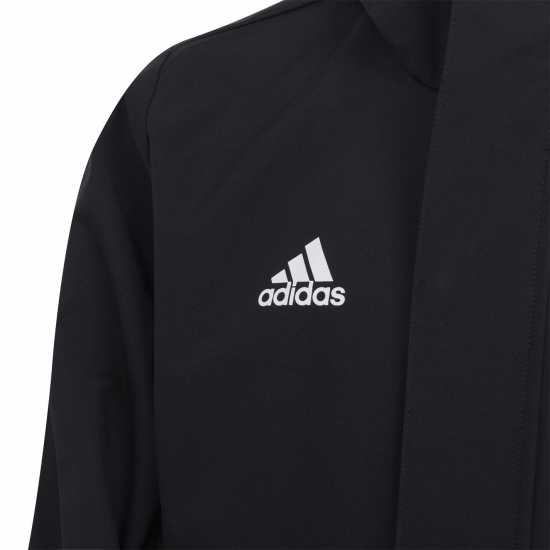 Adidas Яке Момчета Entrada 22 All-Weather Jacket Junior Boys Black/White Детски якета и палта