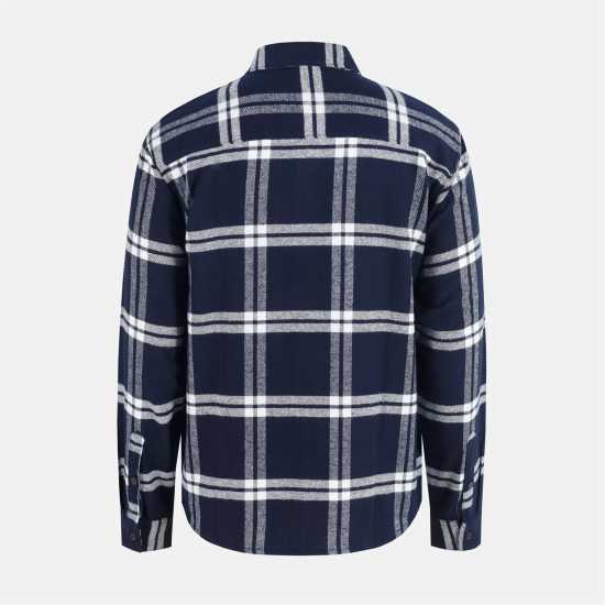 Soulcal Check Shacket Sn54 Navy Soulcal Check Shacket Sn54 Navy