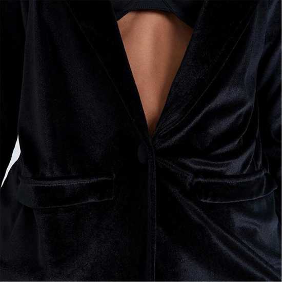 Velvet Single Breasted Blazer  Дамски якета и палта