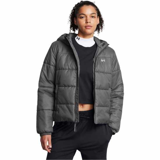 Under Armour Women's Lightweight Quilted Puffer Jacket Gray Under Armour Women's Lightweight Quilted Puffer Jacket Gray