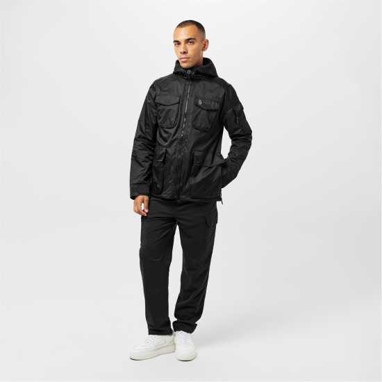 Шел Яке Luke Curation Technical Softshell Jacket Център черен Шел Яке Luke Curation Technical Softshell Jacket Център черен