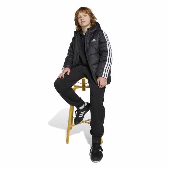 Детски якета и палта Adidas Детско Яке Essentials 3S Jacket Juniors Черно/Бяло Adidas Детско Яке Essentials 3S Jacket Juniors Черно/Бяло Детски якета и палта