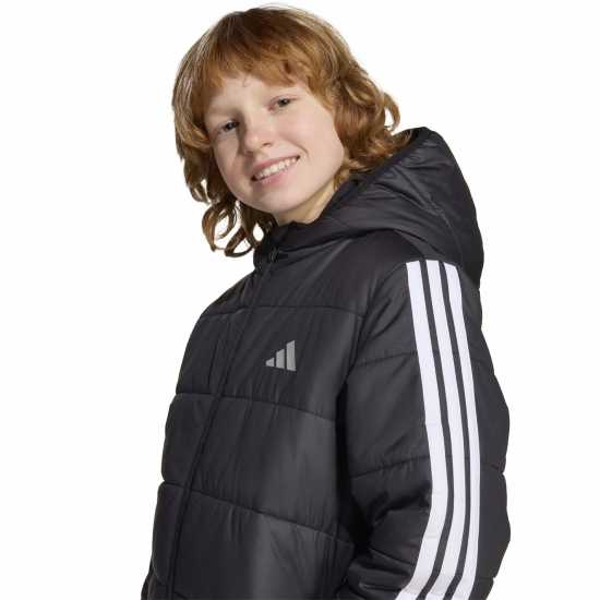 Детски якета и палта Adidas Детско Яке Essentials 3S Jacket Juniors Черно/Бяло Adidas Детско Яке Essentials 3S Jacket Juniors Черно/Бяло Детски якета и палта