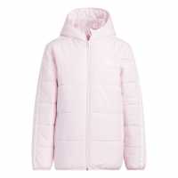 Adidas Детско Яке Essentials 3S Jacket Juniors Розово/Бяло Детски якета и палта