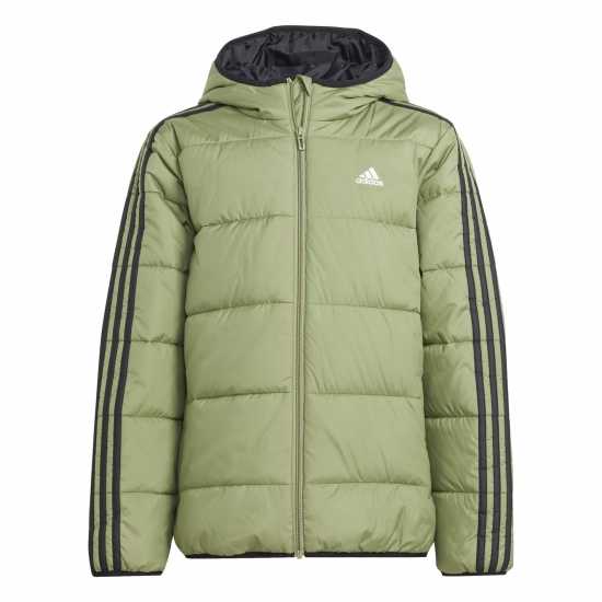 Adidas Детско Яке Essentials 3S Jacket Juniors Зелено/Черно Детски якета и палта