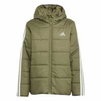 Adidas Детско Яке Essentials 3S Jacket Juniors Khaki Детски якета и палта