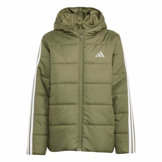 Adidas Детско Яке Essentials 3S Jacket Juniors Khaki Детски якета и палта