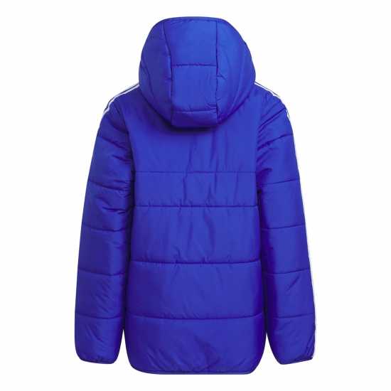 Adidas Детско Яке Essentials 3S Jacket Juniors Blue/White Детски якета и палта