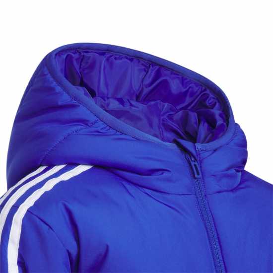 Adidas Детско Яке Essentials 3S Jacket Juniors Blue/White Детски якета и палта