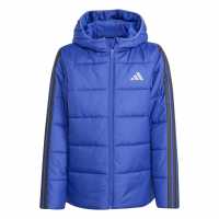 Adidas Детско Яке Essentials 3S Jacket Juniors Blue/Black Детски якета и палта