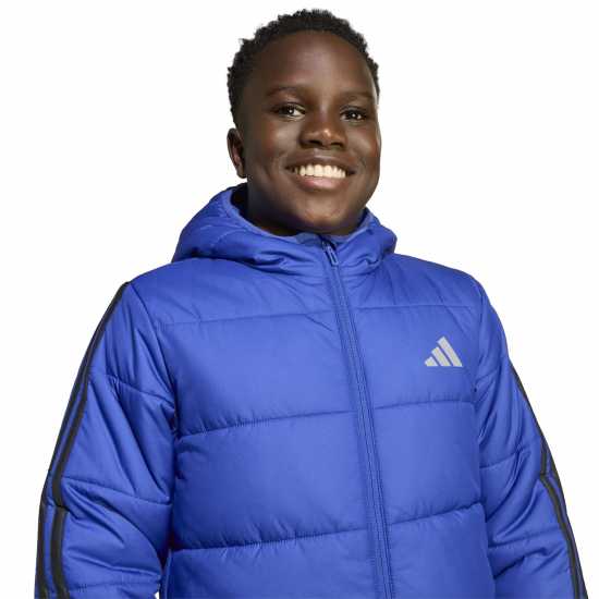 Adidas Детско Яке Essentials 3S Jacket Juniors Blue/Black Детски якета и палта