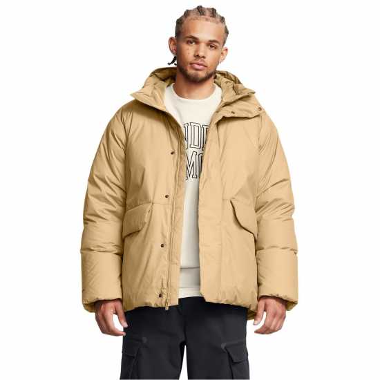 Under Armour Limitless Down Heavyweight Puffer Jacket Кафяво 