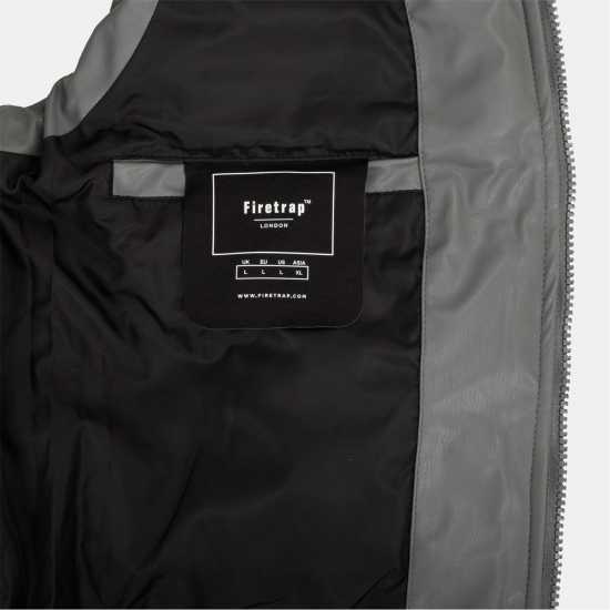 Firetrap Men’S Gilet Dark Grey Мъжки якета и палта