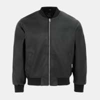 Firetrap Mens PU Bomber Firetrap Mens Pu Bomber