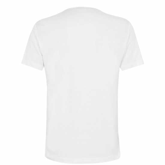 Champion Тениска Logo T Shirt White WW001 Мъжки ризи