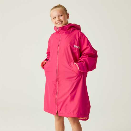 Regatta Waterproof Robe Розова Захранване Детски якета и палта