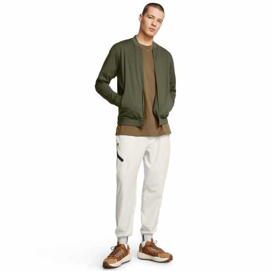Under Armour Men's Meridian Bomber Four-Way Stretch Moisture-Wicking Performance Training Jacket Зелено 