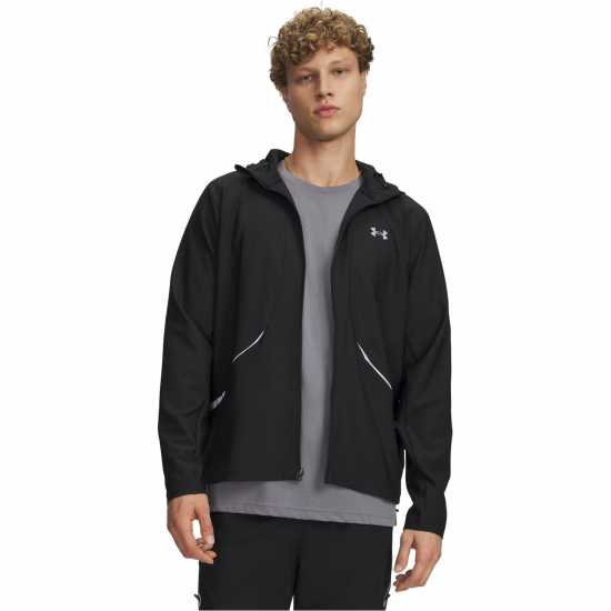 Under Armour Unstp Wvn Jkt Sn00 Black/Silver 
