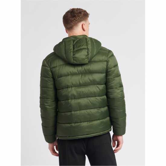 Мъжко Яке Jack Wills Kershaw Hooded Puffer Jacket Mens Зелено Комбу Мъжко Яке Jack Wills Kershaw Hooded Puffer Jacket Mens Зелено Комбу