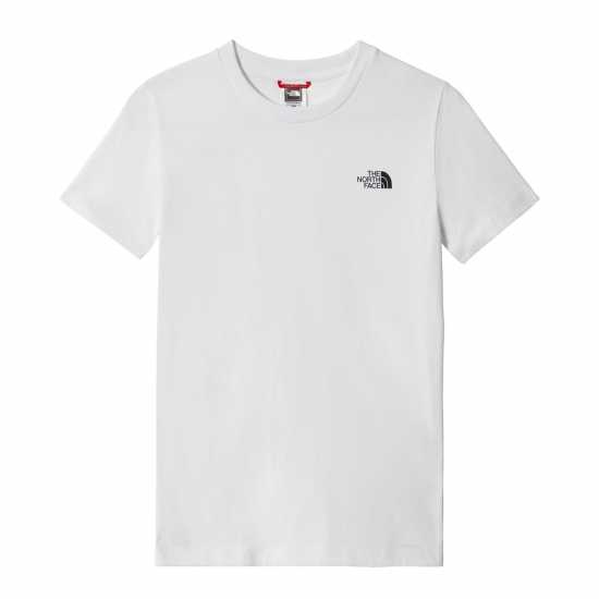 The North Face Simple Dome Regular Fit T-Shirt Junior TNF Бяло FN4 Детски тениски и фланелки