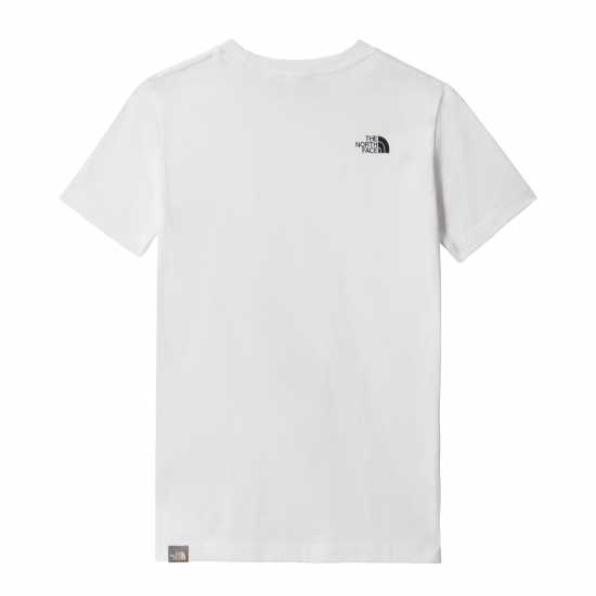 The North Face Simple Dome Regular Fit T-Shirt Junior TNF Бяло FN4 Детски тениски и фланелки