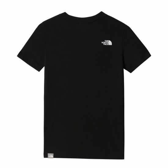 The North Face Simple Dome Regular Fit T-Shirt Junior TNF черно JK3 Детски тениски и фланелки