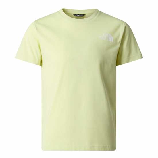 The North Face Simple Dome Regular Fit T-Shirt Juniors Lemon Mist 