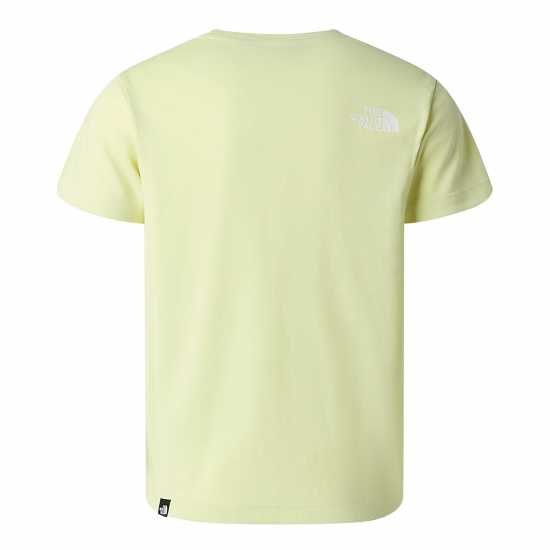 The North Face Simple Dome Regular Fit T-Shirt Juniors Lemon Mist 
