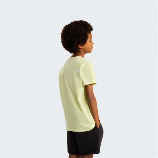 The North Face Simple Dome Regular Fit T-Shirt Juniors Lemon Mist 