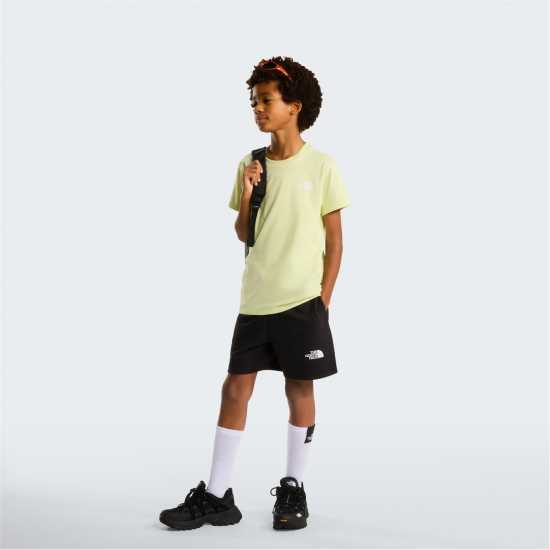 The North Face Simple Dome Regular Fit T-Shirt Juniors Lemon Mist 