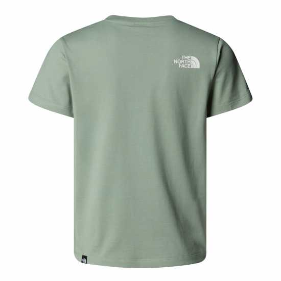 The North Face Simple Dome Regular Fit T-Shirt Junior Slate Moss BQ1 Детски тениски и фланелки