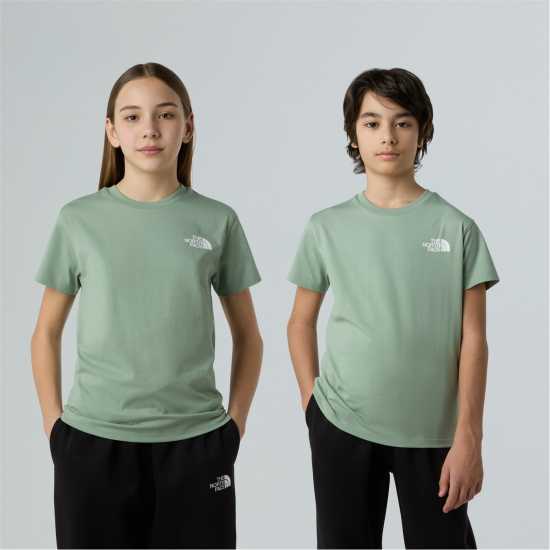 The North Face Simple Dome Regular Fit T-Shirt Junior Slate Moss BQ1 Детски тениски и фланелки