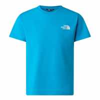 The North Face Simple Dome Regular Fit T-Shirt Juniors Merid Blue D7R 