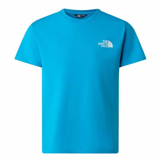 The North Face Simple Dome Regular Fit T-Shirt Juniors Merid Blue D7R 