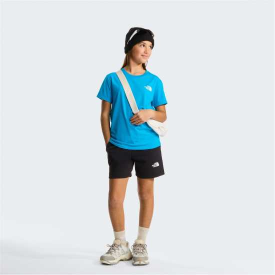 The North Face Simple Dome Regular Fit T-Shirt Juniors Merid Blue D7R 