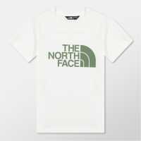 Тениска The North Face Logo T Shirt Бяло/Зелено 9ZN Детски тениски и фланелки