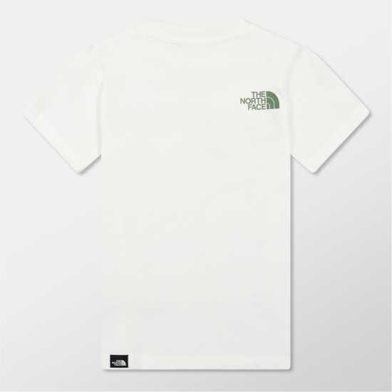Детски тениски и фланелки Тениска The North Face Logo T Shirt Бяло/Зелено 9ZN Тениска The North Face Logo T Shirt Бяло/Зелено 9ZN Детски тениски и фланелки