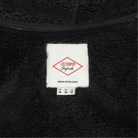 Мъжки якета и палта Lee Cooper Шерпа Яке Zip Mens Sherpa Jacket Бяло Lee Cooper Шерпа Яке Zip Mens Sherpa Jacket Бяло Мъжки якета и палта