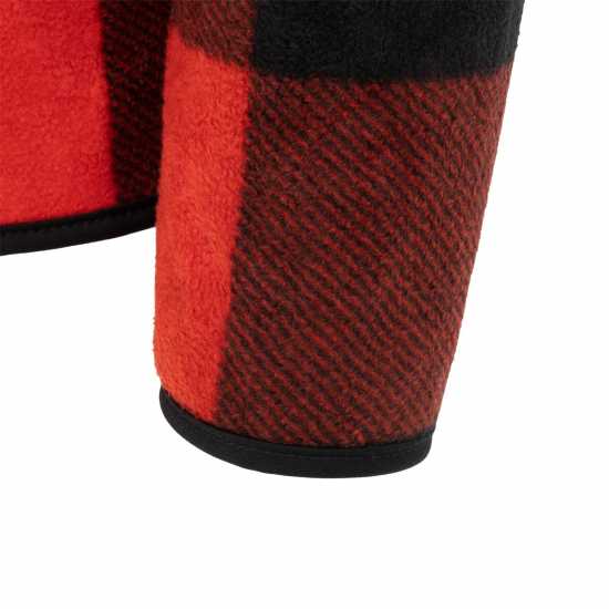 Lee Cooper Шерпа Яке Zip Mens Sherpa Jacket Червено Мъжки якета и палта