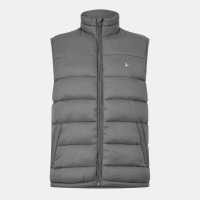 Мъжка Грейка Jack Wills Kershaw Lightweight Puffer Gilet Mens Гранит 