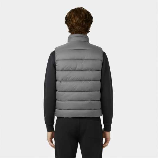 Jack Wills Men's Kershaw Lightweight Water Resistant Puffer Gilet Гранит 