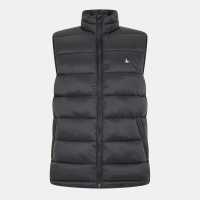 Jack Wills Kershaw Lightweight Puffer Gilet Mens Черно 