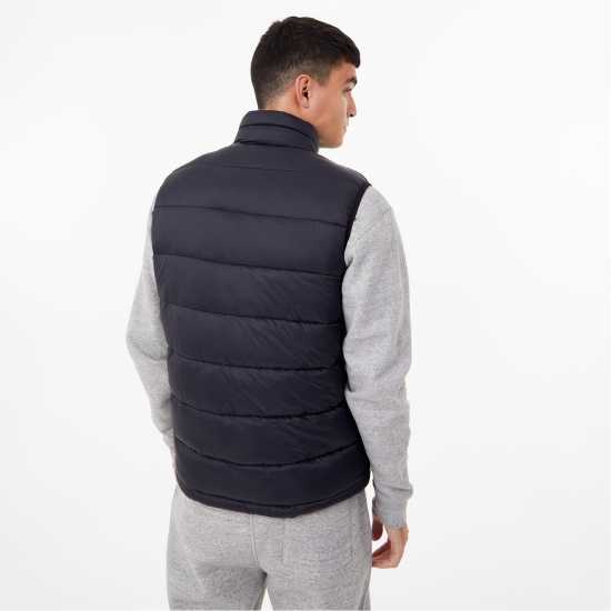 Jack Wills Kershaw Lightweight Puffer Gilet Mens Черно 