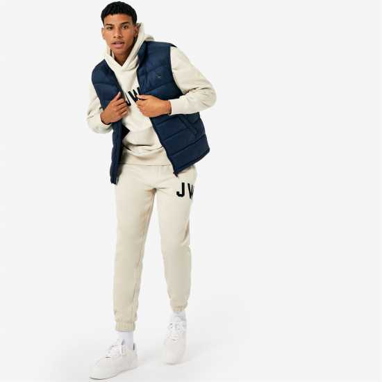 Мъжка Грейка Jack Wills Kershaw Lightweight Puffer Gilet Mens Морска синьо 