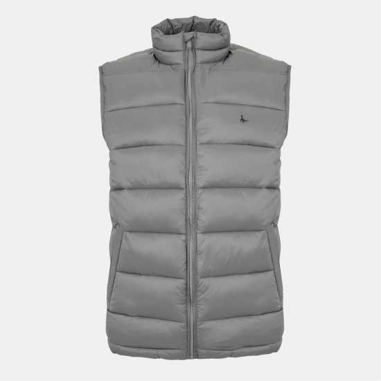 Мъжка Грейка Jack Wills Kershaw Lightweight Puffer Gilet Mens Гранит 
